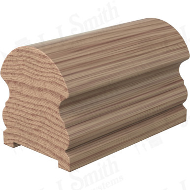 L.J. Smith Plowed Handrail · LJ-6519P-12-HK — stair parts selection with LeviArs Design & Remodeling
