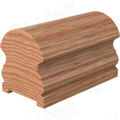 L.J. Smith Plowed Handrail · LJ-6519P-12-O — stair parts selection with LeviArs Design & Remodeling