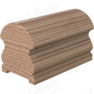 L.J. Smith Plowed Handrail · LJ-6519P-14-HK — stair parts selection with LeviArs Design & Remodeling