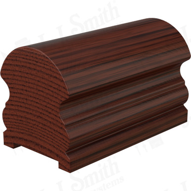 L.J. Smith Plowed Handrail · LJ-6519P-14-MH — stair parts selection with LeviArs Design & Remodeling