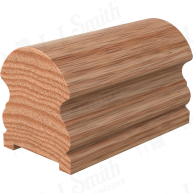 L.J. Smith Plowed Handrail · LJ-6519P-14-O — stair parts selection with LeviArs Design & Remodeling