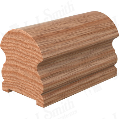 L.J. Smith Plowed Handrail · LJ-6519P-16-O — stair parts selection with LeviArs Design & Remodeling