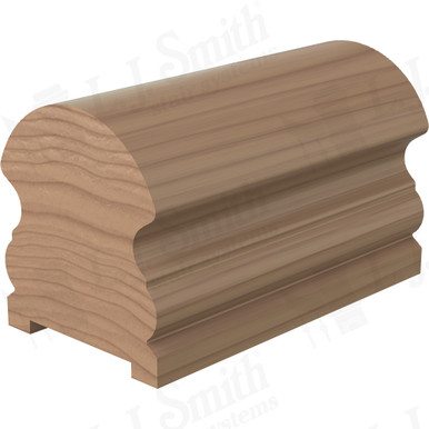 L.J. Smith Plowed Handrail · LJ-6519P-20-P — stair parts selection with LeviArs Design & Remodeling