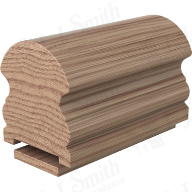 L.J. Smith Plowed Handrail · LJ-6519P/6007-08-HK — stair parts selection with LeviArs Design & Remodeling