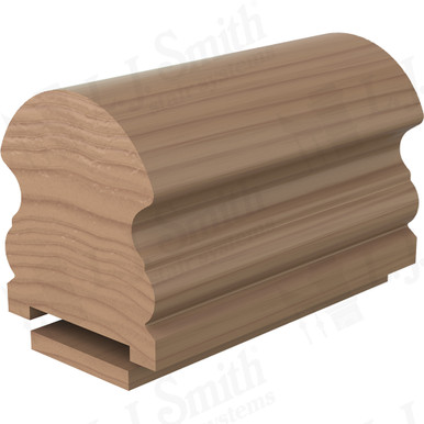 L.J. Smith Plowed Handrail · LJ-6519P/6007-08-P — stair parts selection with LeviArs Design & Remodeling