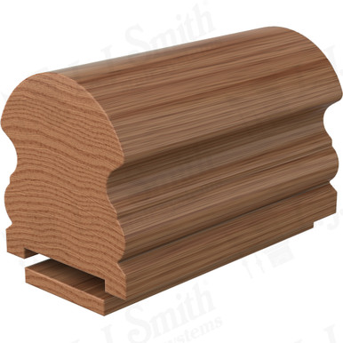 L.J. Smith Plowed Handrail · LJ-6519P/6007-08-WO — stair parts selection with LeviArs Design & Remodeling