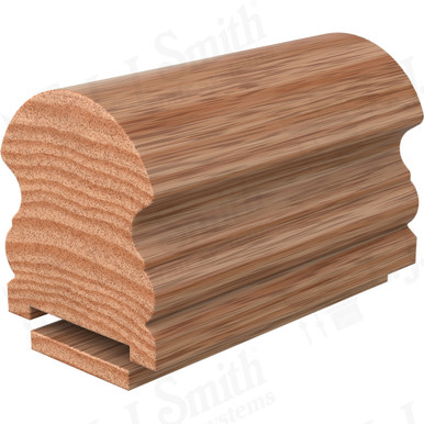 L.J. Smith Plowed Handrail · LJ-6519P/6007-10-O — stair parts selection with LeviArs Design & Remodeling