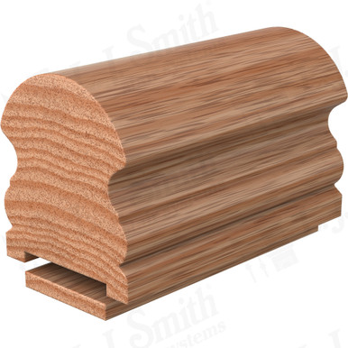 L.J. Smith Plowed Handrail · LJ-6519P/6007-12-O — stair parts selection with LeviArs Design & Remodeling
