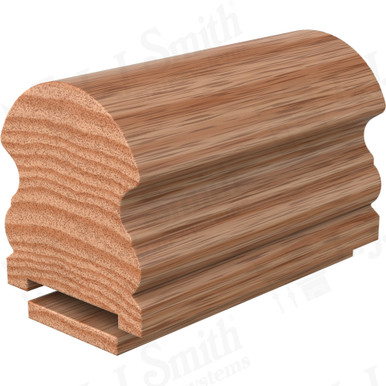 L.J. Smith Plowed Handrail · LJ-6519P/6007-14-O — stair parts selection with LeviArs Design & Remodeling