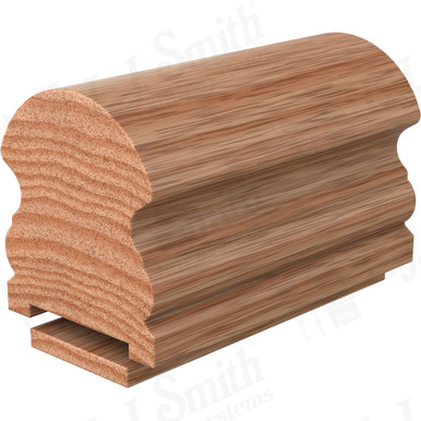 L.J. Smith Plowed Handrail · LJ-6519P/6007-16-O — stair parts selection with LeviArs Design & Remodeling