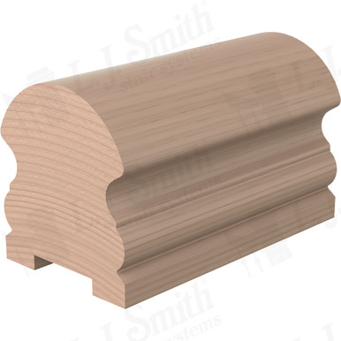 L.J. Smith Plowed Handrail · LJ-6519P0FJ1-M — stair parts selection with LeviArs Design & Remodeling