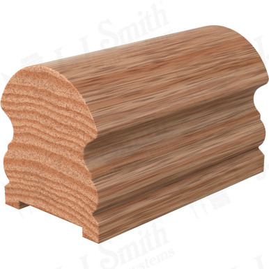 L.J. Smith Plowed Handrail · LJ-6519PC-04-O — stair parts selection with LeviArs Design & Remodeling