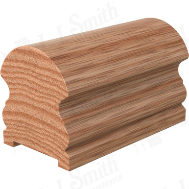L.J. Smith Plowed Handrail · LJ-6519PC-08-O — stair parts selection with LeviArs Design & Remodeling