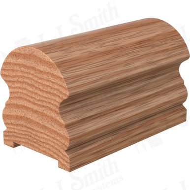 L.J. Smith Plowed Handrail · LJ-6519PC-12-O — stair parts selection with LeviArs Design & Remodeling