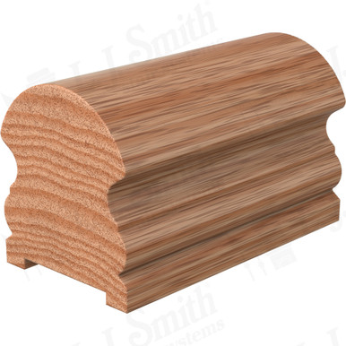 L.J. Smith Plowed Handrail · LJ-6519PC-14-O — stair parts selection with LeviArs Design & Remodeling