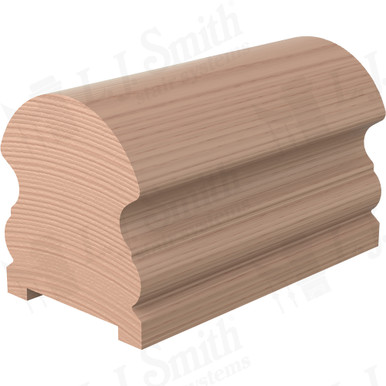L.J. Smith Plowed Handrail · LJ-6519PFJ1-HM — stair parts selection with LeviArs Design & Remodeling