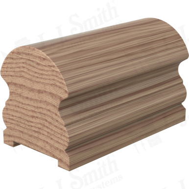 L.J. Smith Plowed Handrail · LJ-6519PSC-08-HK — stair parts selection with LeviArs Design & Remodeling