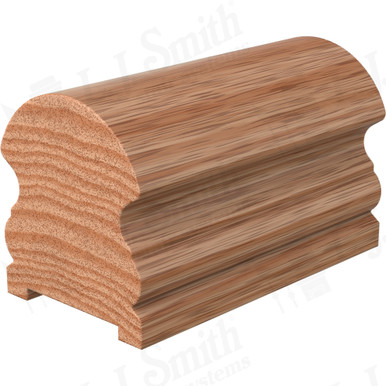 L.J. Smith Plowed Handrail · LJ-6519PSC-08-O — stair parts selection with LeviArs Design & Remodeling