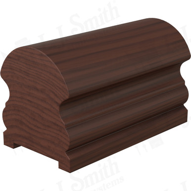 L.J. Smith Plowed Handrail · LJ-6519PSC-08-W — stair parts selection with LeviArs Design & Remodeling