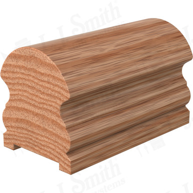L.J. Smith Plowed Handrail · LJ-6519PSC-10-O — stair parts selection with LeviArs Design & Remodeling