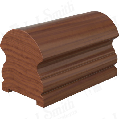 L.J. Smith Plowed Handrail · LJ-6519PSC-12-C — stair parts selection with LeviArs Design & Remodeling