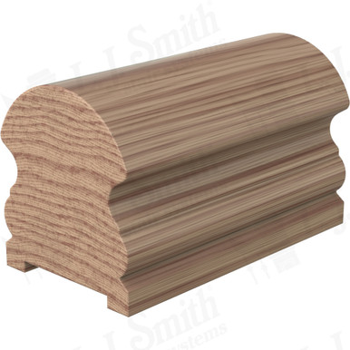 L.J. Smith Plowed Handrail · LJ-6519PSC-12-HK — stair parts selection with LeviArs Design & Remodeling