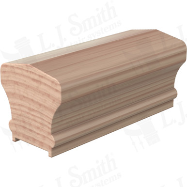 L.J. Smith Plowed Handrail · LJ-6601P-10-B — stair parts selection with LeviArs Design & Remodeling