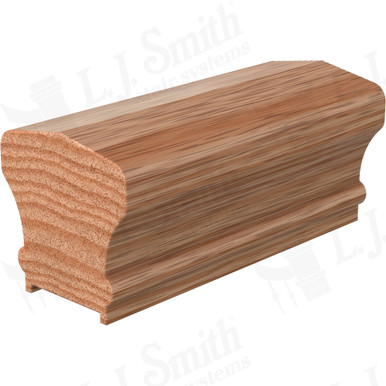 L.J. Smith Plowed Handrail · LJ-6601P-12-O — stair parts selection with LeviArs Design & Remodeling