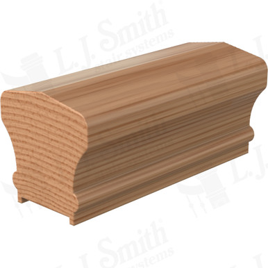 L.J. Smith Plowed Handrail · LJ-6601P-14-AL — stair parts selection with LeviArs Design & Remodeling