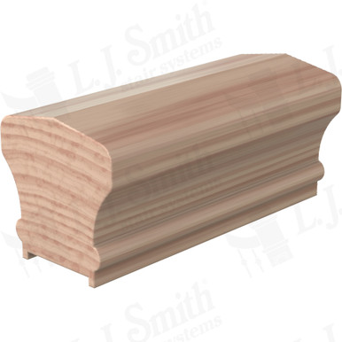 L.J. Smith Plowed Handrail · LJ-6601P-14-B — stair parts selection with LeviArs Design & Remodeling