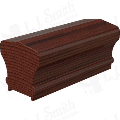 L.J. Smith Plowed Handrail · LJ-6601P-14-MH — stair parts selection with LeviArs Design & Remodeling