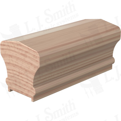 L.J. Smith Plowed Handrail · LJ-6601P-18-B — stair parts selection with LeviArs Design & Remodeling