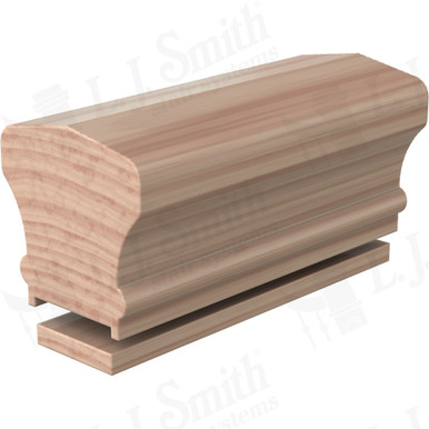 L.J. Smith Plowed Handrail · LJ-6601P/6000F-10-B — stair parts selection with LeviArs Design & Remodeling