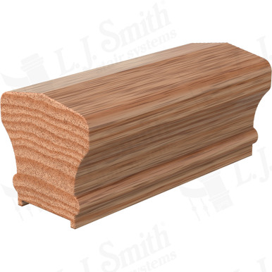 L.J. Smith Plowed Handrail · LJ-6601PC-08-O — stair parts selection with LeviArs Design & Remodeling