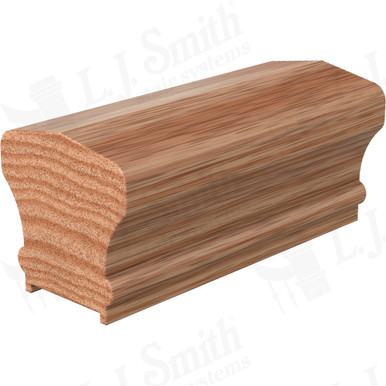 L.J. Smith Plowed Handrail · LJ-6601PFJ1-O — stair parts selection with LeviArs Design & Remodeling