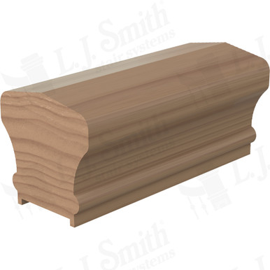 L.J. Smith Plowed Handrail · LJ-6601PFJ1-P — stair parts selection with LeviArs Design & Remodeling