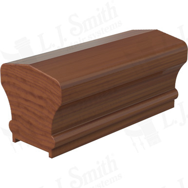 L.J. Smith Plowed Handrail · LJ-6601PSC-08-C — stair parts selection with LeviArs Design & Remodeling