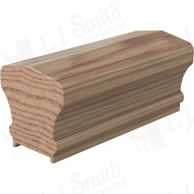 L.J. Smith Plowed Handrail · LJ-6601PSC-08-HK — stair parts selection with LeviArs Design & Remodeling