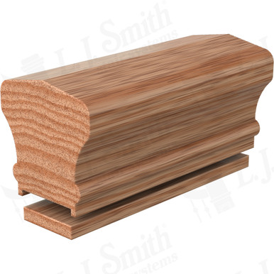 L.J. Smith Plowed Handrail · LJ-6601PSC/0F-08-O — stair parts selection with LeviArs Design & Remodeling