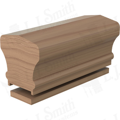 L.J. Smith Plowed Handrail · LJ-6601PSC/0F-08-P — stair parts selection with LeviArs Design & Remodeling