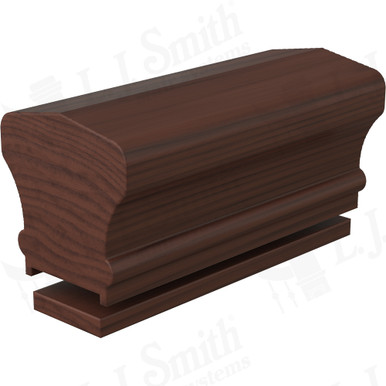 L.J. Smith Plowed Handrail · LJ-6601PSC/0F-10-W — stair parts selection with LeviArs Design & Remodeling