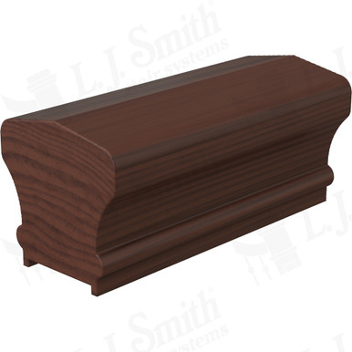 L.J. Smith Plowed Handrail · LJ-6601PSC-10-W — stair parts selection with LeviArs Design & Remodeling