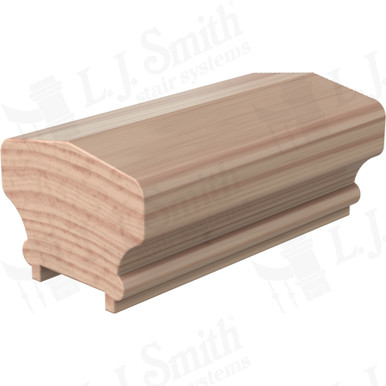 L.J. Smith Plowed Handrail · LJ-6701P-12-B — stair parts selection with LeviArs Design & Remodeling