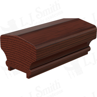 L.J. Smith Plowed Handrail · LJ-6701P-12-MH — stair parts selection with LeviArs Design & Remodeling
