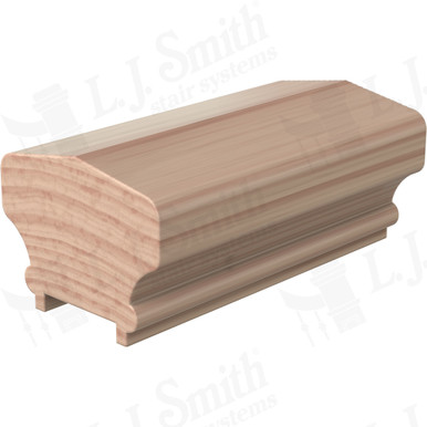 L.J. Smith Plowed Handrail · LJ-6701P-14-B — stair parts selection with LeviArs Design & Remodeling