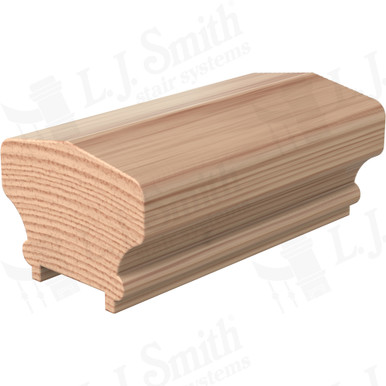 L.J. Smith Plowed Handrail · LJ-6701P-14-H — stair parts selection with LeviArs Design & Remodeling