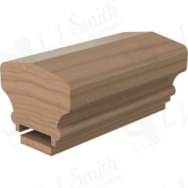 L.J. Smith Plowed Handrail · LJ-6701P/6000F-08-P — stair parts selection with LeviArs Design & Remodeling