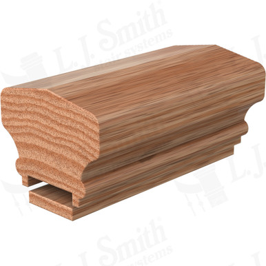 L.J. Smith Plowed Handrail · LJ-6701P/6000F-10-O — stair parts selection with LeviArs Design & Remodeling