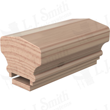 L.J. Smith Plowed Handrail · LJ-6701P/6000F-12-B — stair parts selection with LeviArs Design & Remodeling