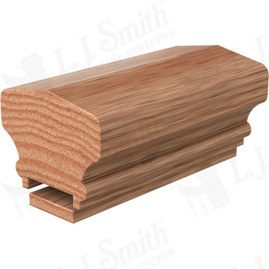 L.J. Smith Plowed Handrail · LJ-6701P/6000F-12-O — stair parts selection with LeviArs Design & Remodeling